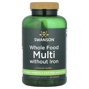 Swanson Vitamins, Мультивитамины из цельных продуктов, 90 таблеток