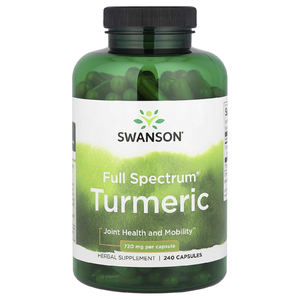 Swanson Vitamins, Full Spectrum®, куркума, 240 капсул (720 мг в 1 капсуле)
