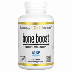California Gold Nutrition, Bone Boost, добавка для поддержки здоровья костей, 120 таблеток