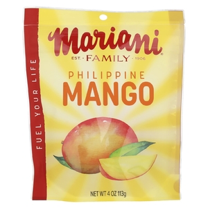 Mariani Dried Fruit, Филиппинское манго, 113 г (4 унции)