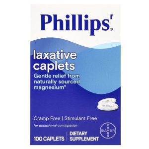 Phillip's, капсулы со слабительным средством, 100 капсуловидных таблеток (500 мг в 1 капсуле)