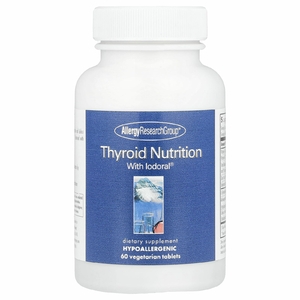 Allergy Research Group, Thyroid Nutrition с йодоралом, 60 вегетарианских таблеток