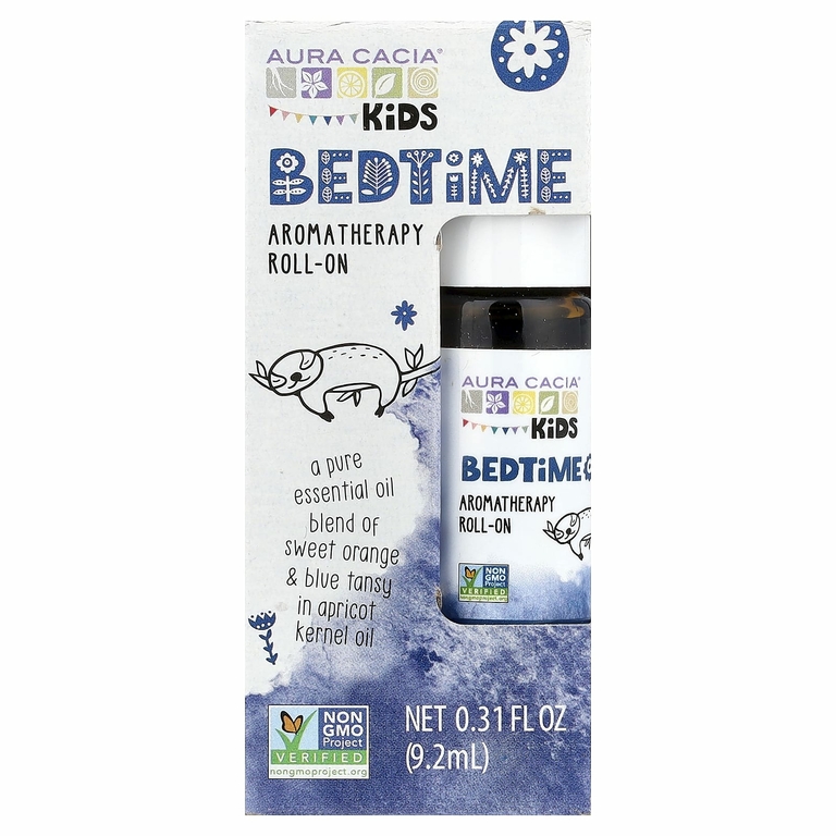 Aura Cacia, Kids, шариковая ароматерапия перед сном, 9,2 мл (0,31 жидк. унц.)