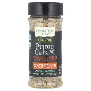 Frontier Co-op, Organic Prime Cuts, органический перец, пряный перец, 108 г (3,81 унции) (Товар снят с продажи) 