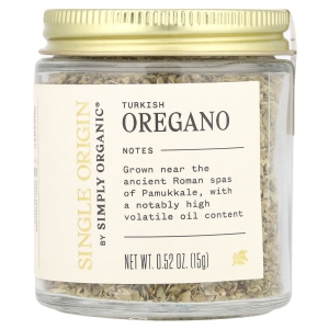 Simply Organic, Single Origin, турецкий орегано, 15 г (0,52 унции) (Товар снят с продажи) 