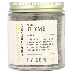 Simply Organic, Single Origin, польский чабрец, 28 г (1 унция)