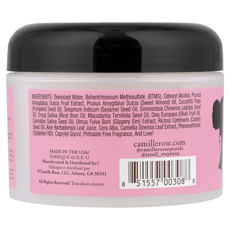 Camille Rose, Almond Jai® Twisting Butter, масло для скручивания в виде сладкого миндаля и меда, 240 мл (8 унций)