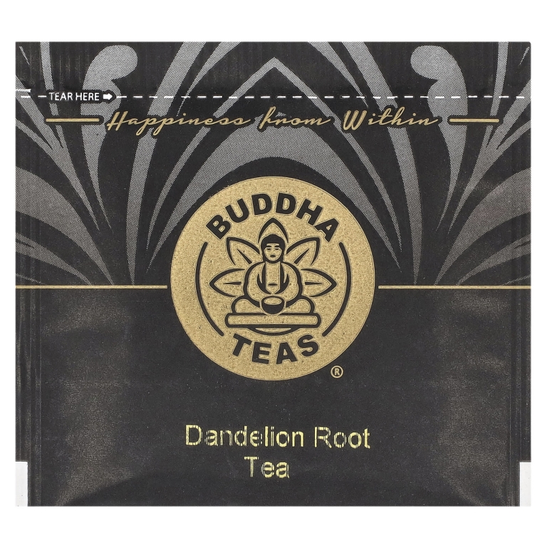 Buddha Teas, Organic Herbal Tea, корень одуванчика, без кофеина, 18 чайных пакетиков, 24 г (0,83 унции)