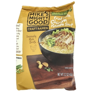 Mike's Mighty Good, Craft Ramen, суп с жареным чесноком и курицей, рамэн, 63 г (2,2 унции)