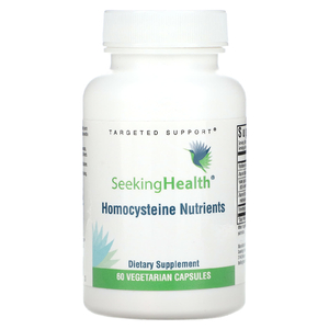 Seeking Health, Homocysteine Nutrients, добавка для поддержания здорового уровня гомоцистеина, 60 вегетарианских капсул
