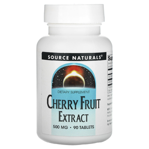 Source Naturals, экстракт плодов вишни, 500 мг, 90 таблеток