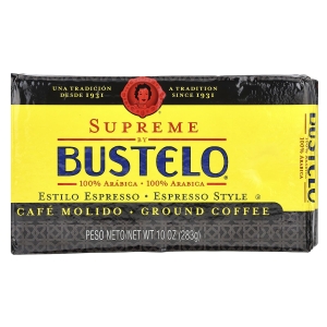 Café Bustelo, Supreme by Bustelo, молотый кофе в стиле эспрессо, 283 г (10 унций) (Товар снят с продажи) 
