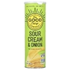 The Good Crisp Company, Картофельные чипсы, сметана и лук, 160 г (5,6 унции)