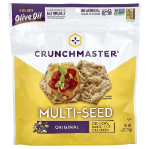Crunchmaster, Multi-Seed, хрустящие рисовые крекеры, оригинальные, 113 г (4 унции) (Товар снят с продажи) 