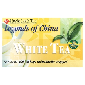 Uncle Lee's Tea, Legends of China, белый чай, 100 чайных пакетиков, 150 г (5,29 унции)