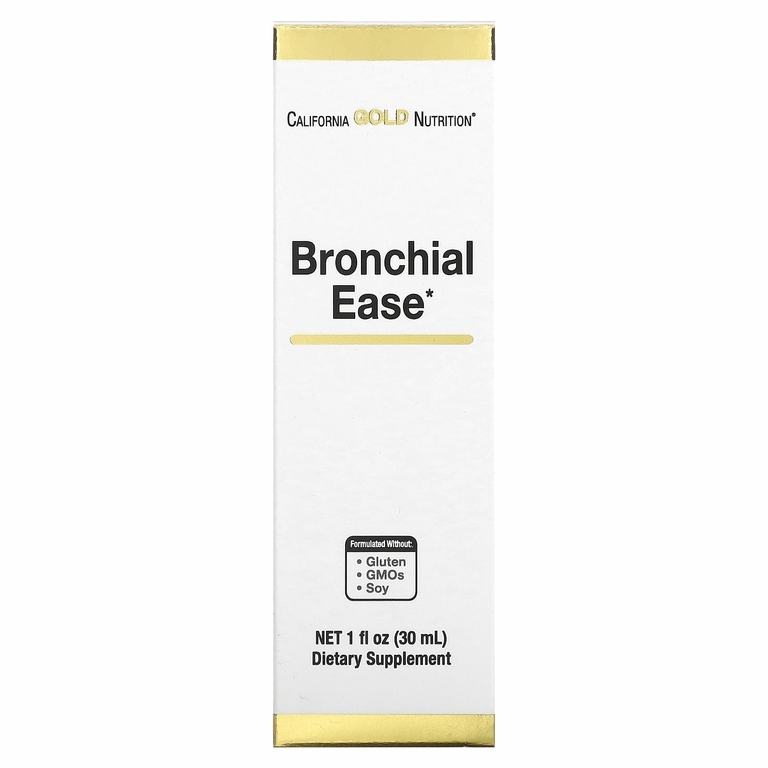 California Gold Nutrition, Bronchial Ease, 30 мл (1 жидк. унция)