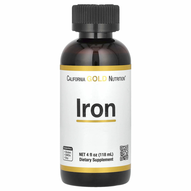 California Gold Nutrition, железо, 118 мл (4 жидк. унции)