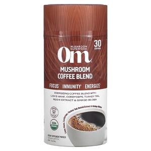 Om Mushrooms, Кофейная смесь с грибами, 177 г (6,24 унции)