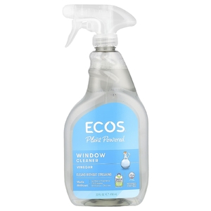 Earth Friendly Products, Ecos®, средство для мытья окон на растительной основе, уксус, 650 мл (22 жидк. унц.)