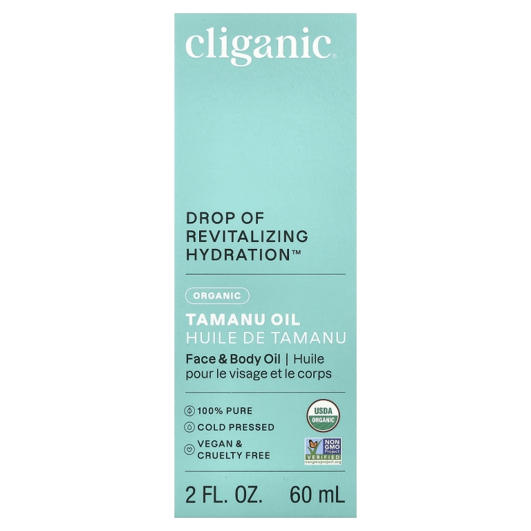 Cliganic, органическое масло таману, 60 мл (2 жидк. унции)