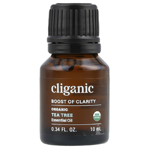 Cliganic, Boost of Clarity ™, органическое эфирное масло, чайное дерево, 10 мл (0,34 жидк. Унции)