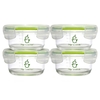 Sage Spoonfuls, Прочные стеклянные миски, 4 упаковки, 210 мл (7 унций)