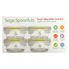 Sage Spoonfuls, Прочные стеклянные миски, 4 упаковки, 210 мл (7 унций)