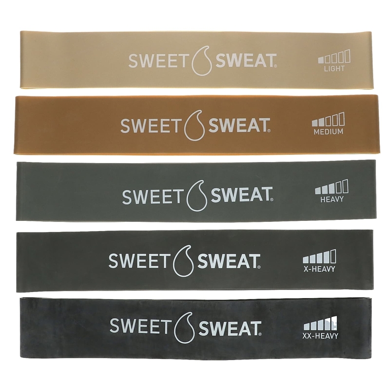 Sports Research, Sweet Sweat, мини-эспандеры, 5 штук