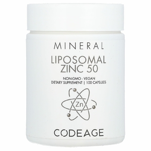 Codeage, минеральная добавка, липосомальный цинк 50, 100 капсул