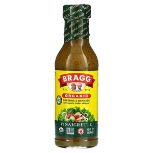 Bragg, Органическая заправка и маринад с яблочным уксусом, винегрет, 354 мл (12 жидк. унц.)