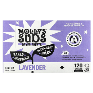 Molly's Suds, Сушилка для белья, лаванда, 120 листов
