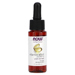 NOW Foods, Solutions, масляный раствор витамина E, 23,000 МЕ, 30 мл (1 жидк. унция)