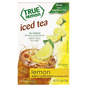 True Citrus, Чай со льдом, лимон, 6 пакетиков по 3 г (0,11 унции) (Товар снят с продажи) 