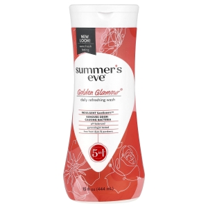 Summer's Eve, Golden Glamour®, ежедневное освежающее средство 5 в 1, 444 мл (15 жидк. Унций) (Товар снят с продажи) 