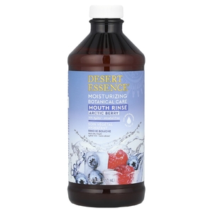 Desert Essence, Увлажняющее ополаскиватель для полости рта с растениями, арктические ягоды, 467 мл (15,8 жидк. унц.)