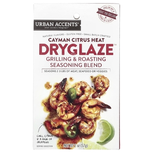 Urban Accents, Dryglaze, кайманская острая приправа с нотками цитруса, 57 г (2 унции)