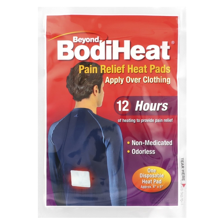 Beyond BodiHeat, пластыри для облегчения боли, 4 шт. в упаковке