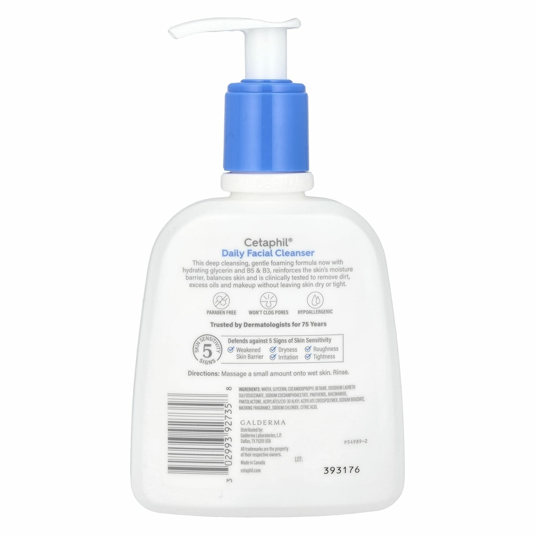 Cetaphil, Ежедневное очищающее средство для лица, 237 мл (8 жидк. унц.)