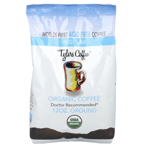 Tylers Coffees, Органический кофе, обычный, молотый, 12 унций (Товар снят с продажи) 