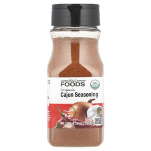 California Gold Nutrition, Foods, органическая приправа каджун, 130 г (4,59 унции)