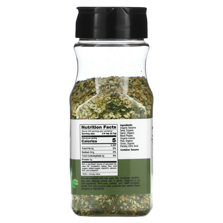 California Gold Nutrition, Foods, органический чеснок с травами, 168 г (5,93 унции)
