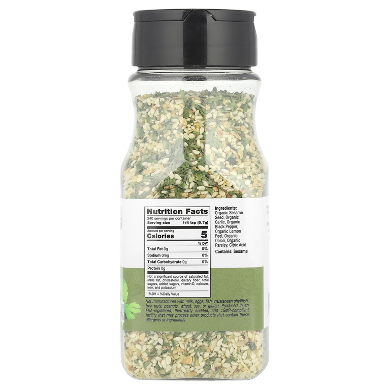 California Gold Nutrition, Foods, органический чеснок с травами, 168 г (5,93 унции)