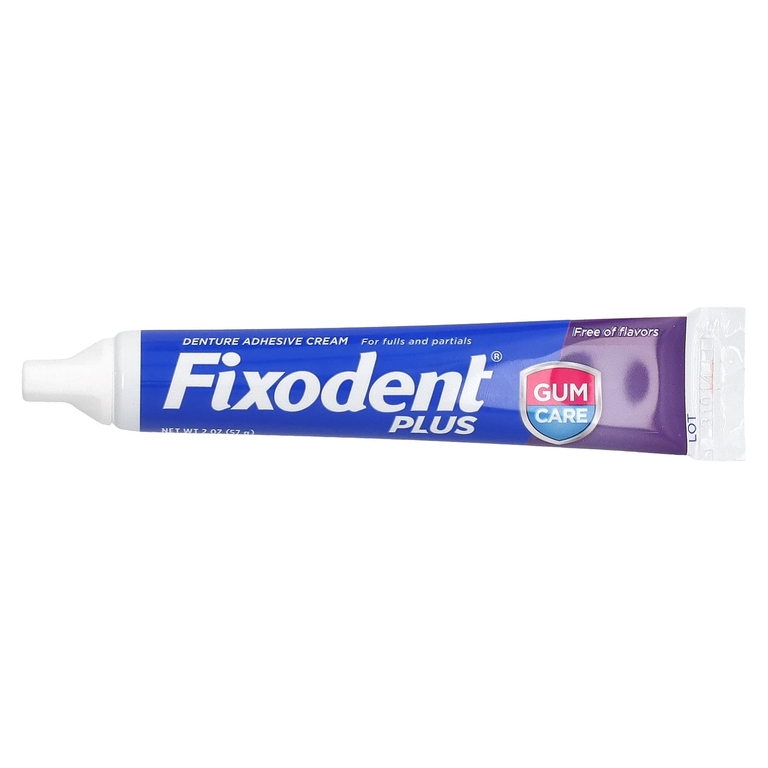 Fixodent, Plus, крем для фиксации протезов, 57 г (2 унции)