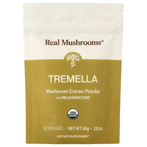 Real Mushrooms, тремелла, экстракт органического гриба в порошке, 60 г (2,12 унции)