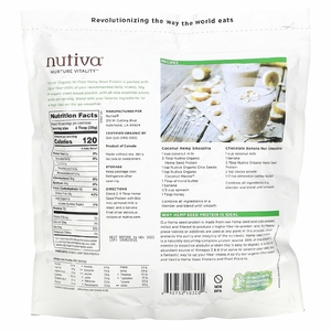 Nutiva, Органический конопляный белок с высоким содержанием клетчатки, 3 фунта (1,36 кг)