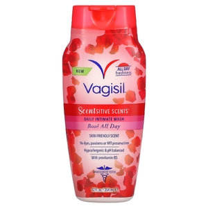 Vagisil, Scentsitive Scents, ежедневное средство для интимной гигиены, Rose All Day, 354 мл (12 жидк. унц.) (Товар снят с продажи) 