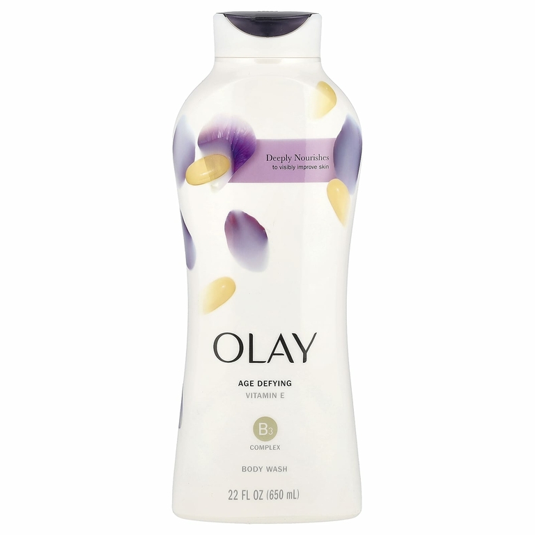 Olay, Антивозрастное гель для душа с витамином Е, 650 мл (22 жидк. Унции)