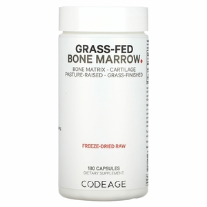 Codeage, Grass-Fed Bone Marrow, добавка из костного мозга, 180 капсул