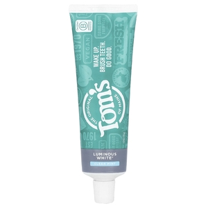Tom's of Maine, Luminous White®, зубная паста от кариеса с фтором, чистая мята, 113 г (4 унции)