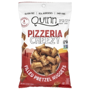 Quinn Snacks, Наггетсы с кренделями с начинкой, пиццерия с сыром, 164 г (5,8 унции)